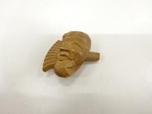 アンティーク　本柘植　帯留め